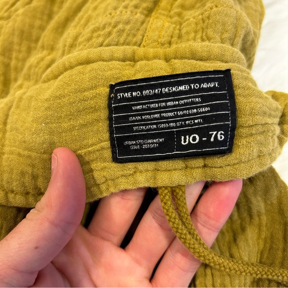 Urban Outfitters Green Cotton Pants Size Medium - Picture 6 of 13